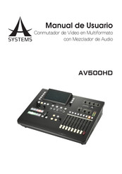 A SYSTEMS AV500HD Manual De Usuario