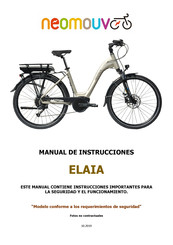 Neomouv ELAIA Manual De Instrucciones