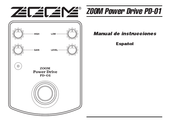 Zoom Power Drive PD-01 Manual De Instrucciones