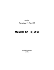 Gigabyte GA-8IE Manual De Usuario