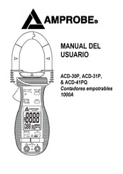 Amprobe ACD-30P Manual Del Usuario