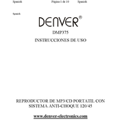 Denver DMP375 Instrucciones De Uso