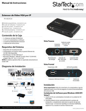 StarTech.com IPUSB2VGA Manual De Instrucciones