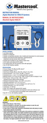 MasterCool Digital Manifold Manual De Instrucciones