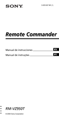 Sony RM-VZ950T Manual De Instrucciones