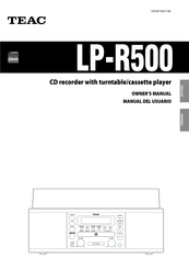 Teac LP-R500 Manual Del Usuario