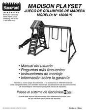 Backyard Discovery MADISON PLAYSET Manual Del Usuario