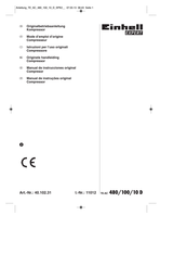 EINHELL Expert 40.102.31 Manual De Instrucciones