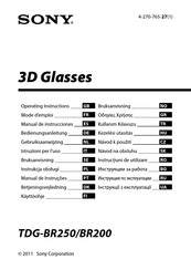 Sony TDG-BR200 Manual De Instrucciones