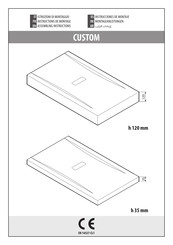 Novellini CUSTOM h 120 mm Instrucciones De Montaje