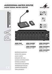 Monacor ARM-880 Manual De Instrucciones