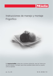 Miele F 1472 Vi Instrucciones De Manejo Y Montaje