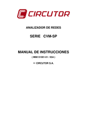 Circutor SERIE CVM-SP Manual De Instrucciones