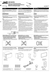 JVC KW-XG701 Manual De Instalación/Conexion