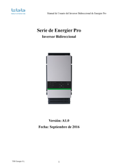 TBB Energier Pro Serie Manual De Usuario