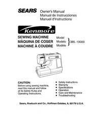 Sears Kenmore 385.19000 Manual De Instrucciones