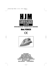 HJM PCH424 Instrucciones De Uso