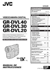 JVC GR-DVL20 Manual De Instrucciones