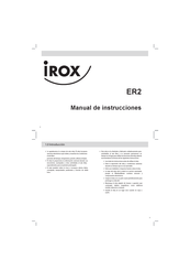 IROX ER2 Manual De Instrucciones