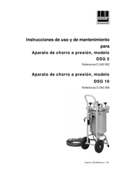 Schneider Airsystems DSG 5 Instrucciones De Uso Y De Mantenimiento