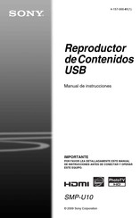 Sony SMP-U10 Manual De Instrucciones