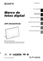 Sony DPF-XR100 Manual De Instrucciones