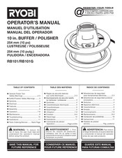 Ryobi RB101 Manual Del Operador