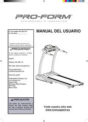 Pro-Form PITL50714.0 Manual Del Usuario