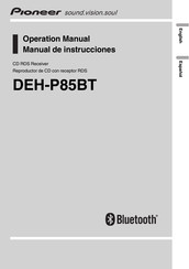 Pioneer DEH-P85BT Manual De Instrucciones