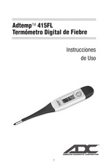 Adc Adtemp 415FL Instrucciones De Uso