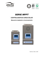 atersa MPPT-50C Manual De Instalación Y Funcionamiento