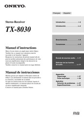 Onkyo TX-8030 Manual De Instrucciones