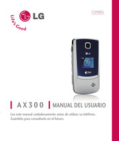 LG AX300 Manual Del Usuario