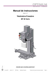 Optimum BF 30 Vario Manual De Instrucciones