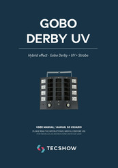 TECshow GOBO DERBY UV Manual De Usuario