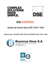 BOUNOUS DSE 73 Serie Manual Del Usuario