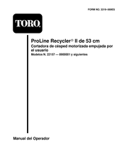 Toro 22157 Manual Del Operador