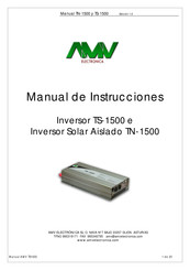 AMV ELECTRONICA TN-1500 Manual De Instrucciones