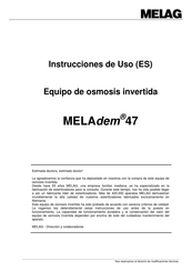 MELAG MELAdem 47 Instrucciones De Uso