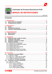 FLS FLOWX3 F9.50 Manual De Instrucciones