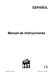 HT Instruments HT38 Manual De Instrucciones