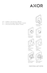 Axor Starck 10972 1 Serie Instrucciones De Montaje