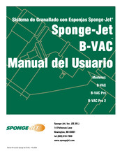 Sponge-Jet B-VAC Manual Del Usuario