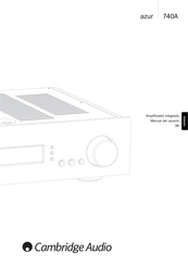 Cambridge Audio azur 740A Manual Del Usuario