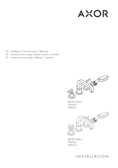 Axor Citterio 39462 1 Serie Instrucciones De Montaje