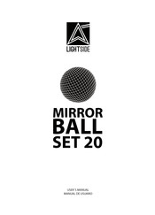 LIGHTSIDE Mirror Ball SET20 Manual De Usuario