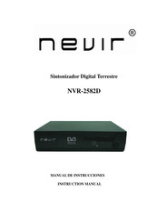 Nevir NVR-2582D Manual De Instrucciones