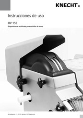 KNECHT HV 150 Instrucciones De Uso