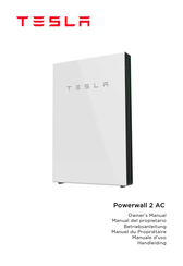 Tesla Powerwall 2 AC Manual Del Propietário