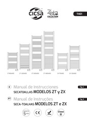 CICSA ZX 770x500 Manual De Instrucciones